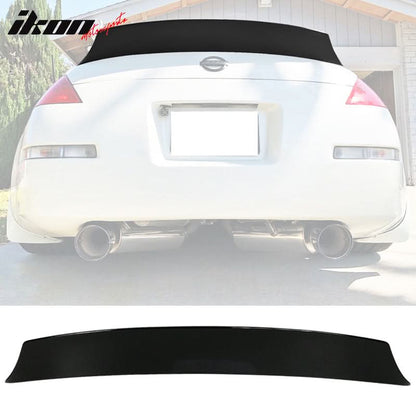 2003-2008 Nissan 350Z Fairlady V Style #G41 Black Trunk Spoiler ABS