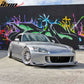 2004-2009 Honda S2000 Mugen Style Unpainted Black Front Bumper Lip PU