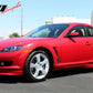 2004-2010 Mazda RX8 OE Style Unpainted Black Side Skirts Extension PU