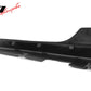 2004-2010 Mazda RX8 OE Style Unpainted Black Side Skirts Extension PU