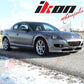 2004-2010 Mazda RX8 OE Style Unpainted Black Side Skirts Extension PU