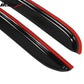 2005-2009 Ford Mustang Slim Style Smoke Tinted Window Visors Acrylic