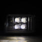 AlphaRex 92-96 Ford F-Series/Bronco NOVA-Series LED Proj Headlight Bk w/Actv Light SeqSig & SBDRL 880299 *Discontinued