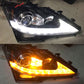 2006-2014 Lexus IS250 IS350 IS-F Facelift Style Headlights - Black