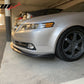 2007-2008 Acura TL Type S CS Style Unpainted Black Front Bumper Lip PU
