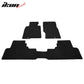 Car Floor Mat for 2008-2013 Infiniti G37 Coupe Black Nylon 3PC