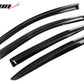 2008-2014 Dodge Avenger Slim Style Smoke Tinted Visor Window Acrylic