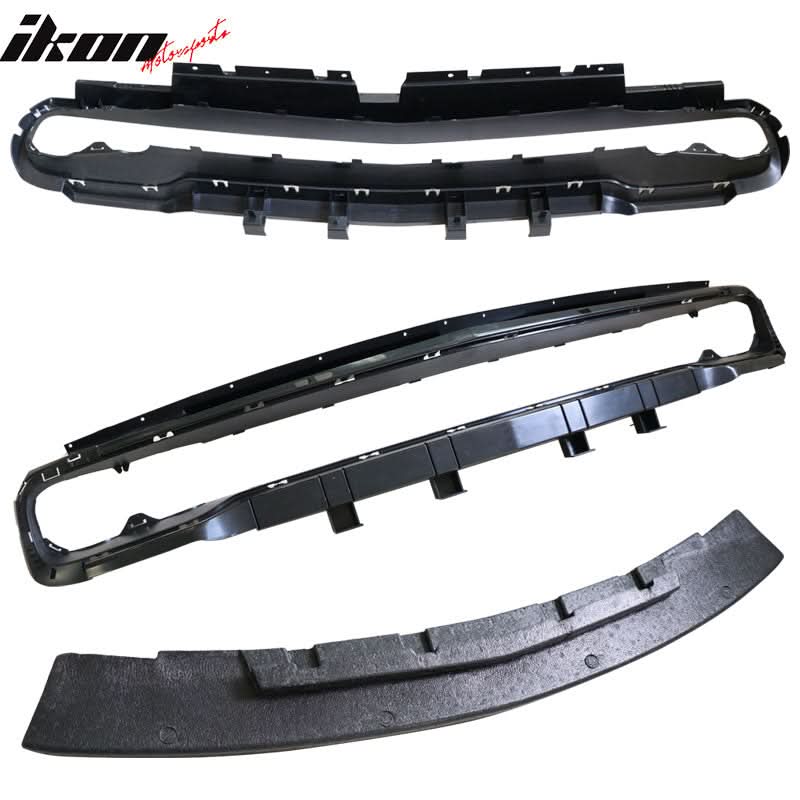 2008-2014 Dodge Challenger Front Bumper Cover w/ Car Grille Unpainted