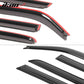 2008-2015 Scion xB Window Visor Slim Style Smoke Tinted Acrylic