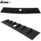 2008-2016 Mitsubishi Lancer X EVO Rear Roof Spoiler W/Shark Fins ABS