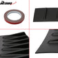 2008-2016 Mitsubishi Lancer X EVO Rear Roof Spoiler W/Shark Fins ABS