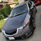 2009-2010 Acura TSX CU1 JDM Style Unpainted Black Front Bumper Lip PU