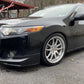 2009-2010 Acura TSX CU1 JDM Style Unpainted Black Front Bumper Lip PU