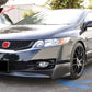 2009-2011 Honda Civic 2 Door P1 Style Unpainted Front Bumper Lip PU