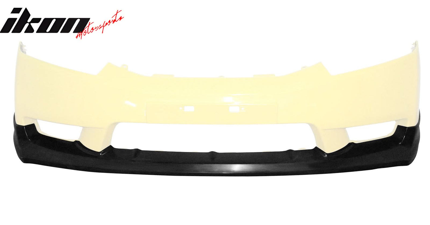 2009-2011 Honda Civic 4Dr Sedan JS Style Front Lip Spiler Unpainted PU