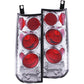 Anzo 1996-2002 Gmc Savana Taillights Chrome