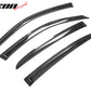 2011-2024 Dodge Charger Slim Smoke Tape On 4PCS Window Visors Acrylic