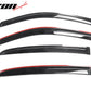 2011-2024 Dodge Charger Slim Smoke Tape On 4PCS Window Visors Acrylic