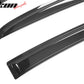 2011-2024 Dodge Charger Slim Smoke Tape On 4PCS Window Visors Acrylic