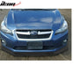 2012-2014 Subaru Impreza IKON V6 Style Unpainted Front Bumper Lip PU