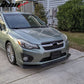 2012-2014 Subaru Impreza IKON V6 Style Unpainted Front Bumper Lip PU