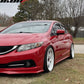 2012-2015 Honda Civic Sedan Mugen RR Style Side Skirts Panels ABS