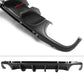 2013-2014 Ford Mustang Shelby Unpainted Black Rear Bumper Diffuser PP