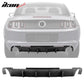 2013-2014 Ford Mustang V6 GT Carbon Fiber Print Rear Bumper Lip V2 PP