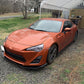 2013-2016 Scion FRS GR Style Unpainted Black Front Bumper Lip PU