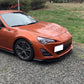 2013-2016 Scion FRS GR Style Unpainted Black Front Bumper Lip PU