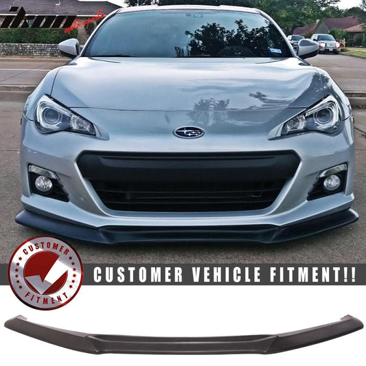 2013-2016 Subaru BRZ GT Style Front Bumper Lip Under Chin Spoiler PU