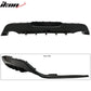 2013-2017 Dodge Dart IKON Style Unpainted Rear Bumper Diffuser PU