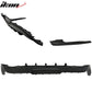 2013-2017 Dodge Dart IKON Style Unpainted Rear Bumper Diffuser PU