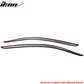 2013-2020 Subaru BRZ Toyota 86 Smoke Tinted Window Visor Acrylic 2PCS