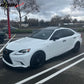 2014-2016 Lexus IS F Sport AG Unpainted Black Front Bumper Lip PU