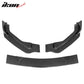 2014-2017 Infiniti Q50 Carbon Fiber Print 3PCS Front Bumper Lip PP