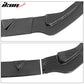 2014-2017 Infiniti Q50 Carbon Fiber Print 3PCS Front Bumper Lip PP