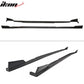 2014-2023 Infiniti Q50 ST Style Black Side Skirts Rocker Pannel PU