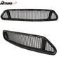 2015-2017 Ford Mustang IKON Style Black Front Upper & Lower Car Grille
