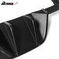 2015-2017 Ford Mustang Rear Diffuser Bumper Lip HN Style Matte Black P