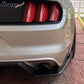2015-2017 Ford Mustang Rear Diffuser Bumper Lip HN Style Matte Black P