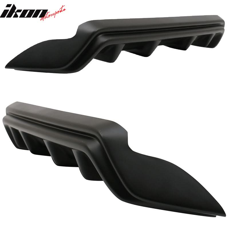 2015-2017 Lexus RC300 350 F-Sport Silkblaze Type Unpainted Diffuser PP