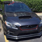 2015-2017 Subaru WRX STI 4Dr Sedan HD Front Lip Splitter Spoiler PU