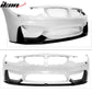 2015-2020 BMW F80 M3 F82 M4 P Style Unpainted PU Front Bumper Lip 3PC