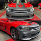 2015-2023 Dodge Charger Front Bumper & Grille Sedan Widebody Black PP