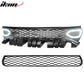 2015-2023 Dodge Charger SRT Style Black Upper Lower Grille LED Lights