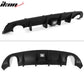 2015-2023 Dodge Charger Rear Bumper Diffuser w/ LED Brake Light Lamp