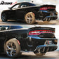 2015-2023 Dodge Charger V2 Style CF Print Rear Bumper Lip Side Apron