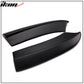 2015-2023 Dodge Charger Matte Black Rear Bumper Lip Aprons Pair PP