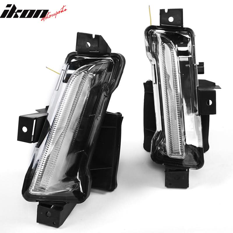 2016-2018 Chevy Camaro ZL1 Style Front Bumper + DRL Fog Lights Pair